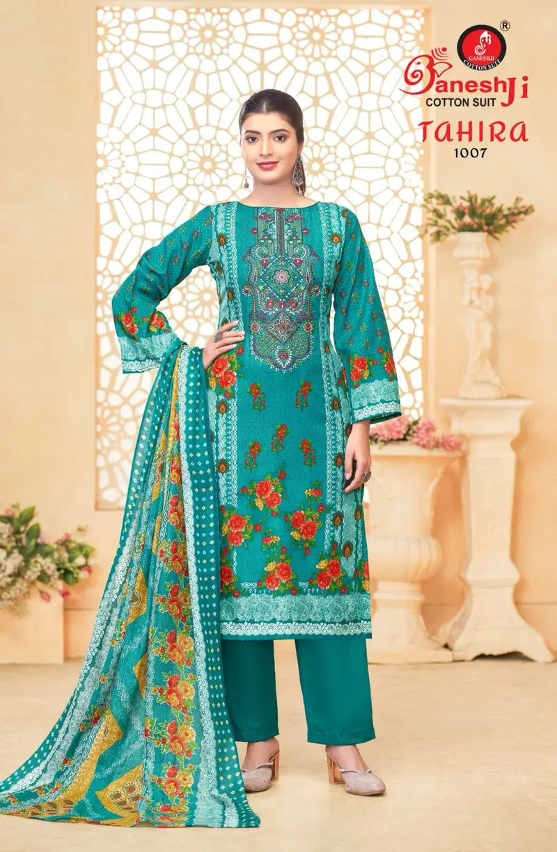 Tahira Vol 1 By Ganeshji Cotton Printed Dress Material Orders In India